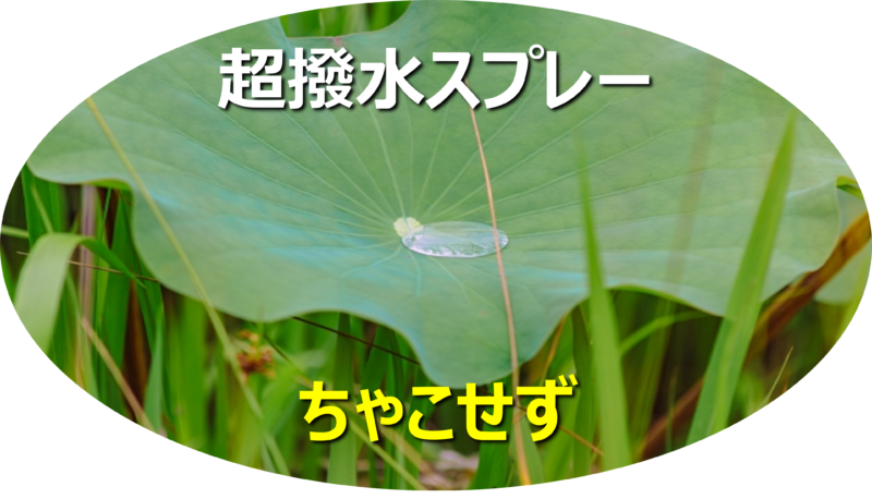 超撥水スプレー「ちゃこせず」注文ページへ